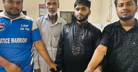 বাগানবাজারের মুমূর্ষু রেগীর পাশে গণঅধিকার পরিষদ এর সম্ভাব্য চেয়ারম্যান প্রার্থী ডাঃ ইউসুফ