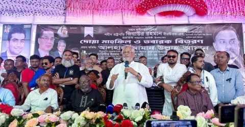অন্তর্বর্তীকালীন সরকার যে বাজেট ঘোষণা করেছে তা দেশের জনগণের আশা আকাঙ্ক্ষা পূরণ হবে:আমানউল্লাহ আমান