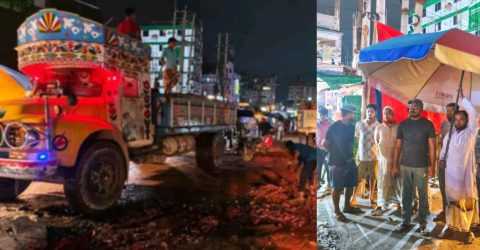 বিএনপি নেতা মেহেদী হাসান এর উদ্যোগে রাস্তা সংস্কার