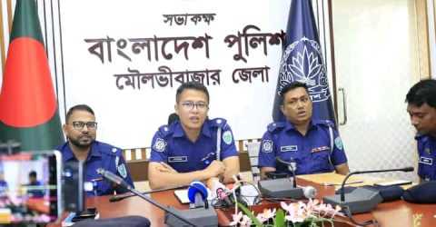 বড়লেখায় মন্দিরে চুরির রহস্য উদঘাটন; ৬ চোর গ্রেফতার, চোরাই মালামাল উদ্ধার