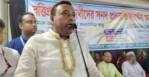 শিক্ষার পরিবেশ তৈরি করতে আমরা রাজনীতিবিদরা সবসময় পাশে রয়েছি- খোরশেদ আলম